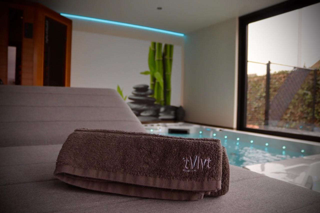 't Vlyt Vakantiehuis-Wellness Bed and Breakfast Riemst Buitenkant foto